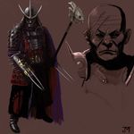  armor bald cape claws helmet mask redesign scar scars shredder skull staff teenage_mutant_ninja_turtles tmnt 
