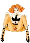  bishoujo_senshi_sailor_moon bishoujo_senshi_sailor_moon_s censored character_request mimete mimete_(sailor_moon) orange_hair pantyhose spread_legs 