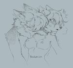  anthro bite breasts canid canine female fur hi_res hioshiru love male male/female mammal 