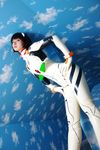  asian ayanami_rei cosplay latex latex_suit neon_genesis_evangelion photo plugsuit pvc real ushijima ushijima_iiniku 
