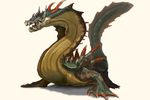  capcom dragon lagiacrus leviathan monster_hunter monster_hunter_tri sea_dragon tail wyvern 
