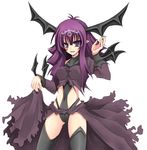  1girl cameltoe duel_monster fortune_lady fortune_lady_dark korican purple_eyes purple_hair solo yu-gi-oh! yuu-gi-ou_duel_monsters 