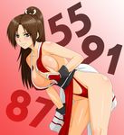  big_breasts blush breasts fatal_fury highleg highres kunoichi large_breasts makani_kohitujito makanikohitujito ninja shiranui_mai snk 