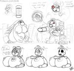  animatronic anthro areola armor avian beak big_breasts bird bow_tie breasts building cannon chicken city city_destruction claws digital_media_(artwork) dildo drxii english_text eyewear feathers female five_nights_at_freddy&#039;s five_nights_at_freddy&#039;s_2 frosti_loxxxe galliform gallus_(genus) glasses hair hi_res huge_breasts jagged_beak kaiju looking_at_viewer machine mecha monster mutagen mutation nipple_piercing nipples non-mammal_breasts nude oscine passerine penguin penny_locke phasianid piercing ranged_weapon robin_(bird) robot scottgames sex_toy smile solo speech_bubble text thick_thighs toy_chica_(fnaf) transformation tryst_(drxii) vehicle vibrator video_games weapon 