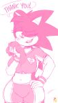  amy_rose anthro blush breasts eulipotyphlan fakeryway female hedgehog mammal navel sega solo sonic_the_hedgehog_(series) sportswear towel 