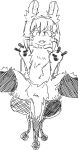  ambiguous_gender anthro lagomorph leporid made_in_abyss mammal monochrome nanachi rabbit solo toficcino 