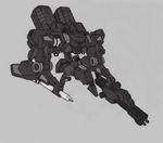  armored_core armored_core_last_raven fanart from_software gun machine_gun mecha missile_launcher rocket_launcher weapon 