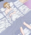  bed bed_sheet blonde_hair cap kuroda_kazuya nude ova princess_lover screencap sheets silvia_van_hossen sleeping 