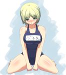  armored_core armored_core:_for_answer armored_core_4 blonde_hair female fiona_jarnefeldt from_software girl green_eyes highres short_hair swimsuit 