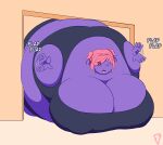  absurd_res belly_kink blueberry_(disambiguation) blueberry_kink doki_doki_literature_club! fat_kink fatgirl hair hi_res inflation natsuki overweight pink_hair plus_size slightly_chubby stuck video_games visual_novel 