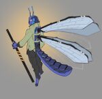  2022 3_toes 4_fingers anthro arthropod beetle clothed clothing digital_media_(artwork) elateroid faint feet fingers firefly insect solo toes wings yellow_eyes 
