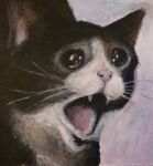  ambiguous_gender crying_cat domestic_cat felid feline felis feral hi_res mammal meme noveon oil_painting_(artwork) open_mouth painting_(artwork) pink_nose solo tongue traditional_media_(artwork) whiskers 