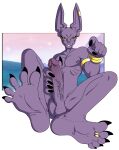  balls barefoot beerus circumcised deity digit_ring dragon_ball dragon_ball_super dragonballsuper erection feet felid feline foot_ninja15 genitals hi_res humanoid jewelry male male/male mammal monochrome nipples nude penis ring soles solo toe_ring 