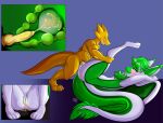  altitude_e. ambiguous_gender andromorph anthro atrox_goobold battery_dragon_(altitude_designs) big_tail bodily_fluids dragon duo fur furred_dragon genital_fluids goobold herm hi_res intersex intersex/male item_dragon knotting kobold lizzy_punkfox male ovaries penetration sackless size_difference slim urine urine_in_pussy urine_in_uterus vaginal vaginal_knotting vaginal_penetration watersports 