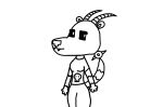  anthro bovid canid canine canis caprine clothed clothing domestic_dog dragon female female/female feminine_solodude goat greenpurplethingy horn invalid_tag mammal solo solodude something spikeball 