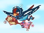  &lt;3 avian beak bird_feet blue_body crop_(anatomy) donut_(silverleaf) eeveelution endosoma feathered_crest feathered_wings feathers female female_pred feral feral_pred feral_prey flaaffy generation_2_pokemon generation_3_pokemon generation_4_pokemon head_crest internal kch9059 larger_pred leafeon male male_prey markings mistral_(gyro) multiple_prey musical_note nintendo organs pokemon pokemon_(species) red_markings silverleaf stomach swellow tail_feathers talons video_games vore white_body white_markings wings yellow_eyes 