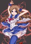  brown_hair castlevania castlevania:_portrait_of_ruin charlotte_aulin long_hair miniskirt panties skirt underwear upskirt 