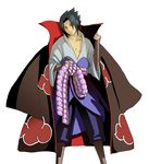  bishounen black_hair cloak naruto tonchiki uchiha_sasuke 