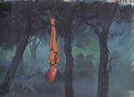  animal_ears bdsm bondage bound breast_bondage breasts cat_ears cat_tail catgirl cel dark_skin dragon_pink forest hanging harness large_breasts nature open_mouth pink_(dragon_pink) pink_hair rope slave suspension tail tree upside-down upside_down woods 
