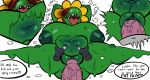  absurd_res belly big_breasts big_butt big_penis breasts butt dragon elemental_creature fat_cock flora_fauna genitals grope hi_res huge_breasts huge_butt mario_bros nintendo penis piranha_plant plant video_games 