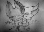  ambiguous_gender anthro clothing dialogue duo english_text gameplay_mechanics gloves grabbing_from_behind graphite_(artwork) greyscale handwear hi_res kled_(lol) league_of_legends looking_back_at_partner male_(lore) metal_gloves monochrome pencil_(artwork) riot_games simple_background sketch smite_(artist) text traditional_media_(artwork) veigar video_games wizard_robe yordle 