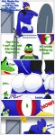  absurd_res amphibian anthro avian balls_outline beak bird briefs bulge butt clothing dialogue duo embarrassed falco_lombardi falcon falconid frog genital_outline hi_res male male/male nintendo nintendo_switch notkastar penis_outline scarring shocked_expression slippy_toad solo star_fox tighty_whities toad_(frog) underwear video_games white_briefs white_clothing white_underwear 