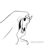  1:1 2022 2d_animation ambiguous_gender animated artist_name bone christmas digital_media_(artwork) equid equine european_mythology folklore holidays horse looking_at_viewer mammal mari_lwyd monochrome mythology natalie_de_corsair short_playtime simple_background skull skull_head solo teeth text undead 