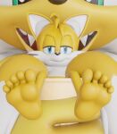  3d_(artwork) 5_toes anthro ask-macro-rookie barefoot digital_media_(artwork) feet female foot_focus hi_res looking_at_viewer male micro miles_prower rouge_the_bat sega soles sonic_the_hedgehog_(series) toes 