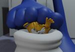  5_toes anthro ask-macro-rookie barefoot clothing duo feet foot_fetish foot_focus hi_res humanoid_feet inside_clothing inside_shoe male male/male micro miles_prower sega sonic_the_hedgehog sonic_the_hedgehog_(series) toes trapped_in_clothing trapped_in_shoe 