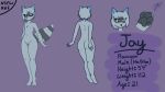  andromorph anthro clothing genitals girly hi_res intersex jay_(localraccoon) legwear localraccoon male mammal model_sheet pawpads paws procyonid pussy raccoon small_waist solo thigh_highs 