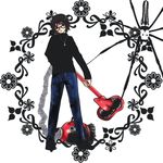  black_hair glasses hunter_x_hunter shizuku_(hunter_x_hunter) vacuum_cleaner 