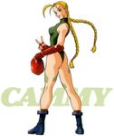  ass buttocks cammy_white capcom game leotard lowres murase_shuko official_art spandex street_fighter street_fighter_ii 