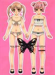  fukuzawa_yumi hibiki_reine highres lingerie maria-sama_ga_miteru multiple_girls pink_hair underwear yuri 