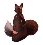 after_vore belly belly_squish bodily_fluids butt canid canine cum erection fox genital_fluids helle_(dehelleman) hi_res leaking_cum lofis male mammal nude red_fox smile smirk smirking_at_viewer solo squish thick_thighs vore 