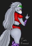  anthro big_breasts big_butt breasts butt canid canine canis female five_nights_at_freddy&#039;s five_nights_at_freddy&#039;s:_security_breach furfurric mammal roxanne_wolf_(fnaf) scottgames solo video_games wolf 
