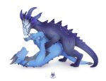  anal anal_penetration blush bodily_fluids cum cum_in_ass cum_inside cum_on_chest cum_on_self dinosaur dominant dominant_male dragon dromaeosaurid duo feral feral_on_feral feral_penetrated feral_penetrating feral_penetrating_feral from_front_position genital_fluids hi_res lying male male/male male_penetrating n1k0 on_back open_mouth penetration reptile scalie sex submissive submissive_male theropod 