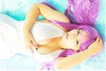  airbrushed athena athena_(saint_seiya) breasts cosplay kido_saori kidou_saori long_hair photo real saint_seiya saori_kido 