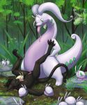  abdominal_bulge absurd_res anal anal_penetration anthro duo felid feline generation_6_pokemon genitals girly goodra hi_res interspecies judasyfox male male/male mammal nintendo penetration penis pokemon pokemon_(species) pokephilia sex video_games 