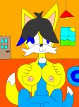  anthro big_breasts big_penis breast_grab breast_play breasts building canid canine canis cindy_the_dog cute_expression domestic_dog duo fan_character female fox genitals hand_on_breast hi_res house inside jason_the_fox male male/female mammal masturbation original_characters penis sex smile smiling_at_viewer soniku11 titfuck 