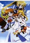  arf fate_testarossa mahou_shoujo_lyrical_nanoha mahou_shoujo_lyrical_nanoha_a&#039;s okuda_yasuhiro seifuku takamachi_nanoha yuuno_scrya 