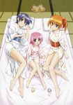  caro_ru_lushe mahou_shoujo_lyrical_nanoha mahou_shoujo_lyrical_nanoha_strikers pantsu subaru_nakajima teana_lanster yukata 