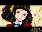  black_hair code_geass female lipstick makeup marianne_vi_britannia purple_eyes solo 