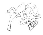  anthro canid canine canis chaoshetra clothing covering covering_breasts coyote cyote diane_foxington disembodied_head dreamworks duo female fox internal_oral male male/female mammal panties the_bad_guys underwear vore 