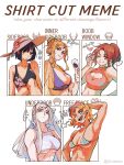  ... 5girls ;d america_(hetalia) arm_up armpits axis_powers_hetalia bangs bikini black_bikini black_hair blonde_hair bob_cut breasts brown_hair cleavage cleavage_cutout clothing_cutout cup drink earrings english_text expressionless eyewear_on_head finger_heart france_(hetalia) french_text frown genderswap genderswap_(mtf) grey_hair hair_bun hair_ornament hairband halterneck hat heart_cutout highres holding holding_cup italian_text japan_(hetalia) jewelry knees_up large_breasts long_hair medium_breasts multiple_drawing_challenge multiple_girls navel northern_italy_(hetalia) one_eye_closed outside_border ponytail print_bikini purple_bikini red_bikini russia_(hetalia) see-through shirt_cut_meme short_hair single_hair_bun sitting small_breasts smile spoken_ellipsis star_(symbol) star_earrings star_hair_ornament star_print string_bikini sun_hat sunglasses swimsuit tea_(candyfoxx) underboob updo upper_body white_background 