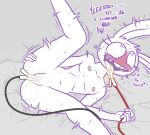  anthro beanie_(roommates) bodily_fluids bombay_(artist) bonnie_(fnaf) car_battery ejaculation electricity electrostimulation female five_nights_at_freddy&#039;s genital_fluids hi_res jumper_cable lagomorph leporid mammal masturbation pussy_ejaculation pussy_juice rabbit roommates:motha scottgames solo tongue tongue_out vaginal vaginal_masturbation video_games 