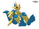  5_toes armor bandai_namco barefoot claws digimon digimon_(species) feet foot_focus hi_res humanoid_feet icarozilla magnamon male solo toes 