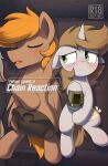  bethesda_softworks blush calamity_(fallout_equestria) comic cover covering covering_crotch duo equid equine fallout fallout_equestria fan_character female feral hasbro hi_res horn horse littlepip male mammal my_little_pony pegasus pip-boy pony shinodage sleeping unicorn velvet_remedy video_games wings 