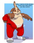  bodily_fluids chub_(disambiguation) english_text father hare hi_res lagomorph leporid male mammal mature_male musk nintendo overweight parent peppy_hare slightly_chubby star_fox sweat text video_games 