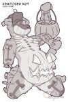  black_and_white candy_gore hi_res inktober jack-o&#039;-lantern knife leaking male mammal moblie moblie_(character) monochrome mustelid otter pi&ntilde;ata pumpkin_belly solo transformation 