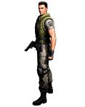  chris_redfield concept_art gloves gun handgun highres mori_toshiaki resident_evil resident_evil_deadly_silence shinkiro weapon 